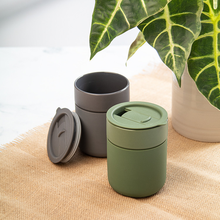 Чаша керамичка 300мл со капак Liberica