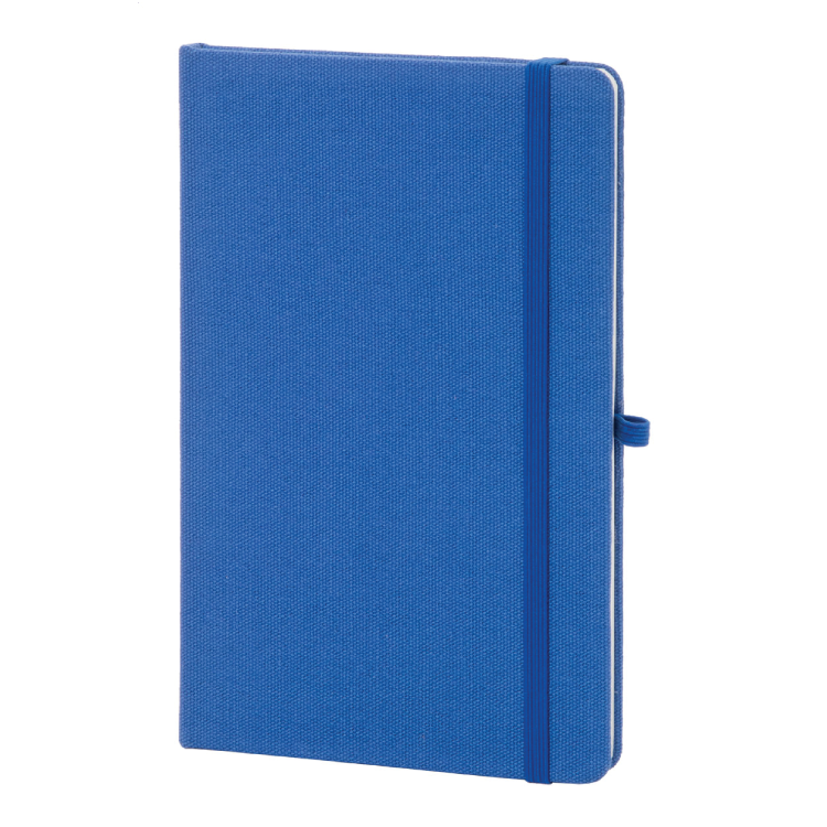 Тефтер А5 со ластик, рециклиран 80л. линија