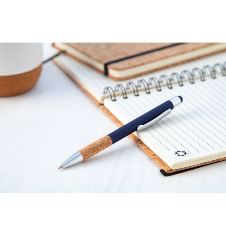 Пенкало алумин. со плута со тач Corbox