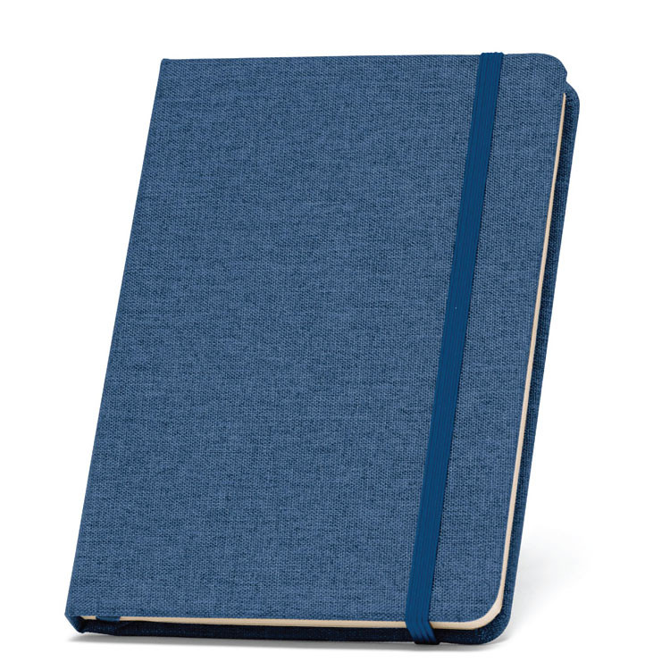 Тефтер А5 со ластик, рециклиран 96л. линија