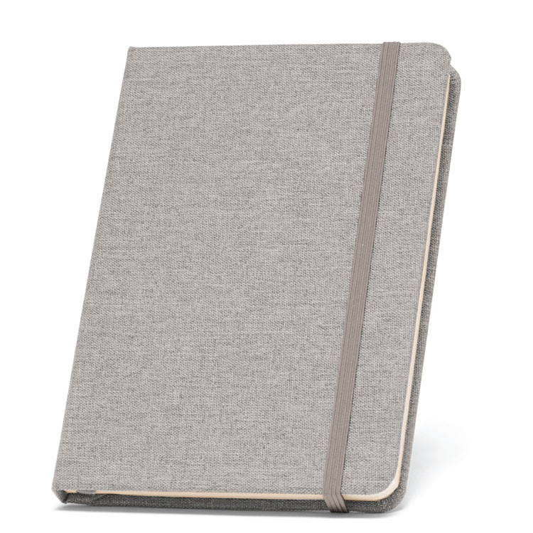 Тефтер А5 со ластик, рециклиран 96л. линија