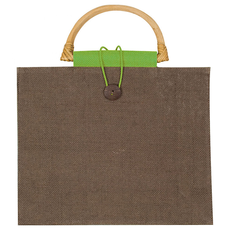 Торба од јута со рачка бамбус