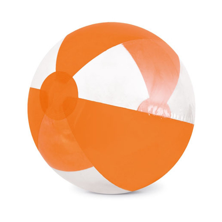 Топка за на плажа транспарентна 22cm Santa