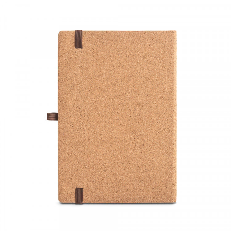 Тефтер А5 со корица бамбус и плута, 80л.ж. линија