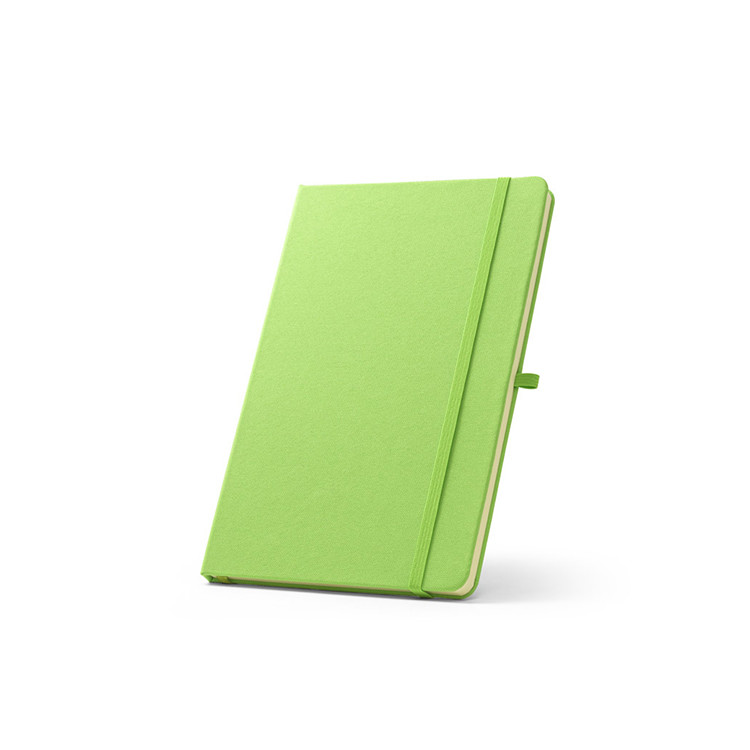 Тефтер рециклиран А5 со ластик 80л. линија