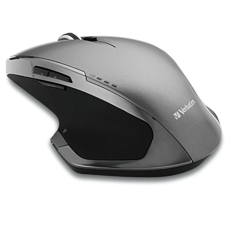 Маус безжичен ергономски Verbatim Blue Led