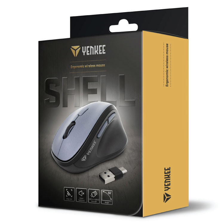 Маус безжичен ергономски Yenkee YMS 5050