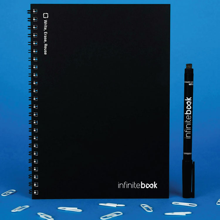 Тефтер А5 вечен, со 15 бели страни пиши бриши