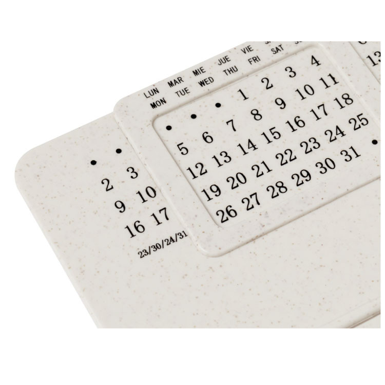 Календар вечен еко пластика