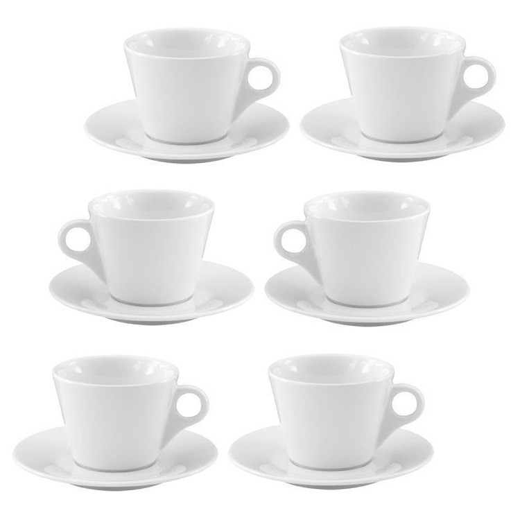 Чаша за макијато, сет 6/1 со принт во една боја