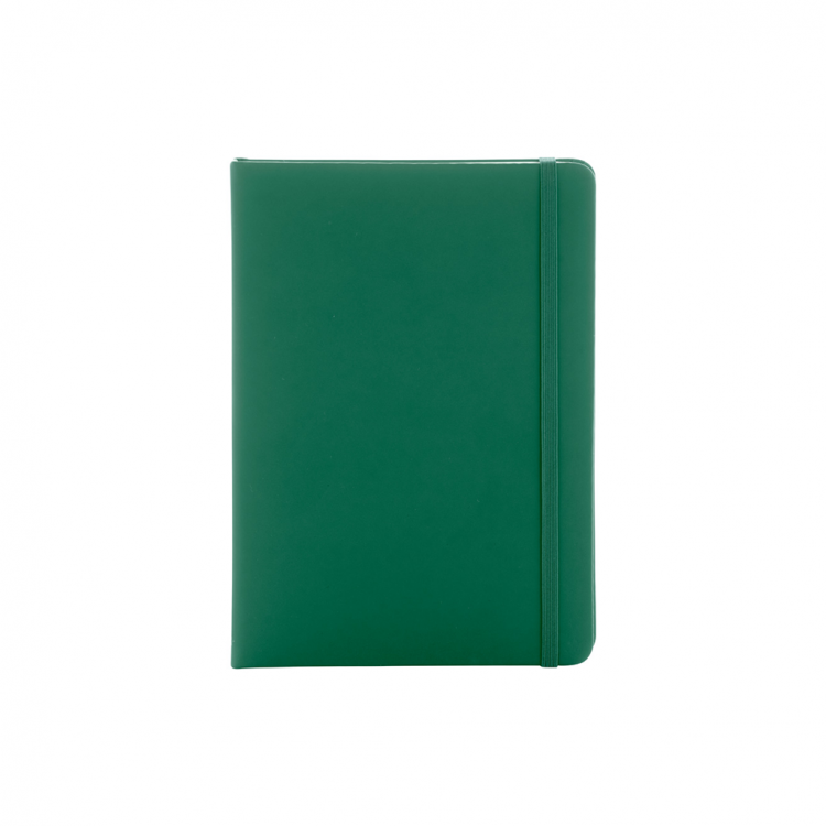 Тефтер А5 со ластик, рециклирани 100л. линија