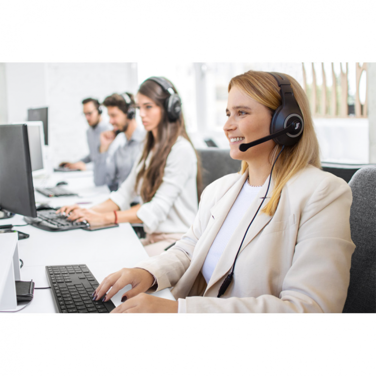 Слушалки со микрофон Kilby, усб