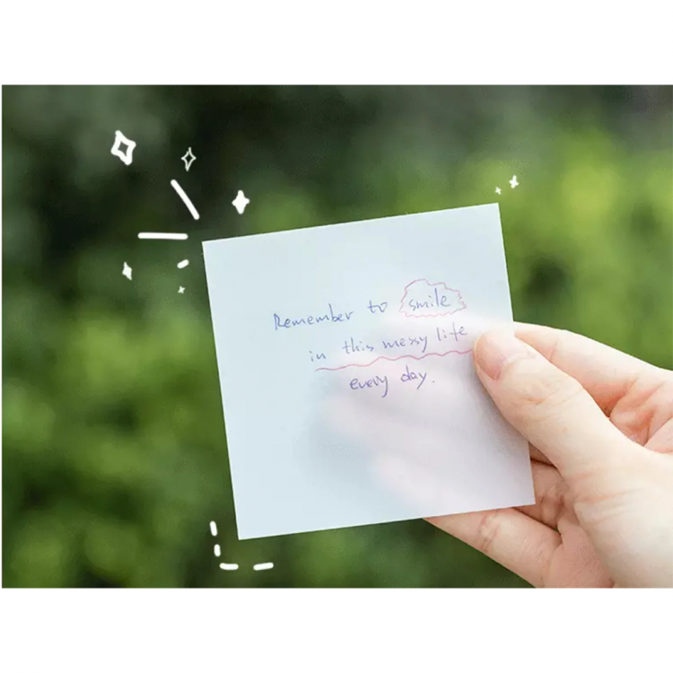 Самолепливи пвц ливчиња 75х75 транспарент 50л.