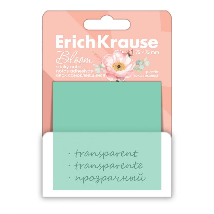 Самолепливи пвц ливчиња 75х75 транспарент Пастел