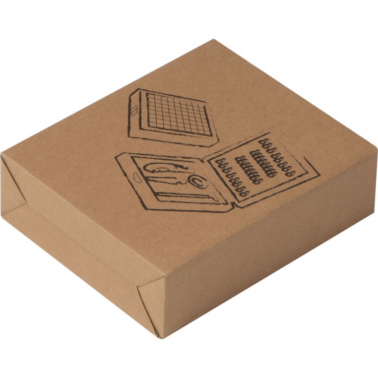 Сет за вино во кутија дрвена со шах