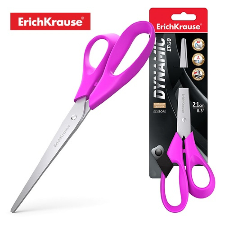 Ножици 21см Динамик Erich Krause