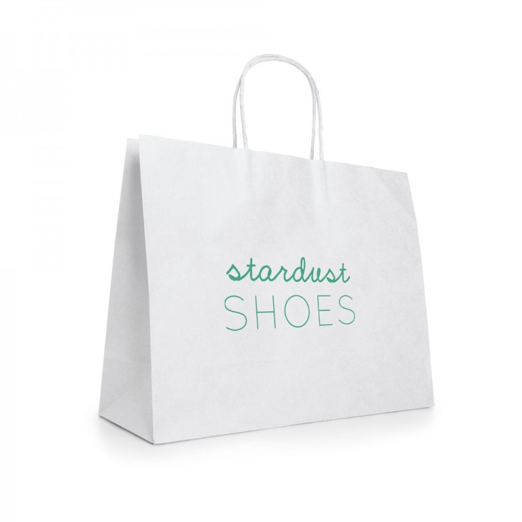 Хартиена кеса 400x360x120мм бела