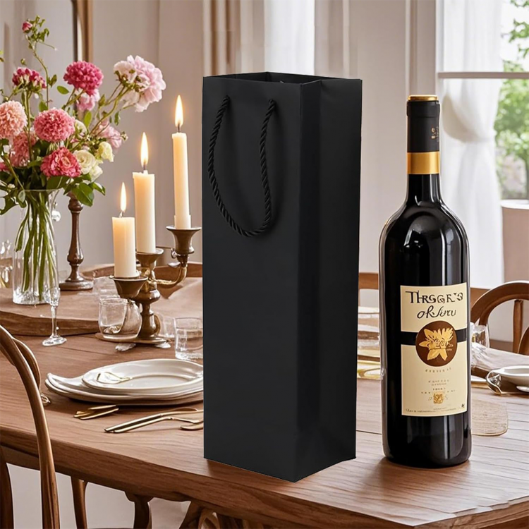 Кеса за вино пластифицирана 11*36*10 см
