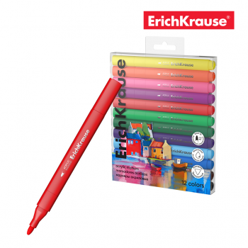 Боици акрилни маркери 1/12 Erich Krause