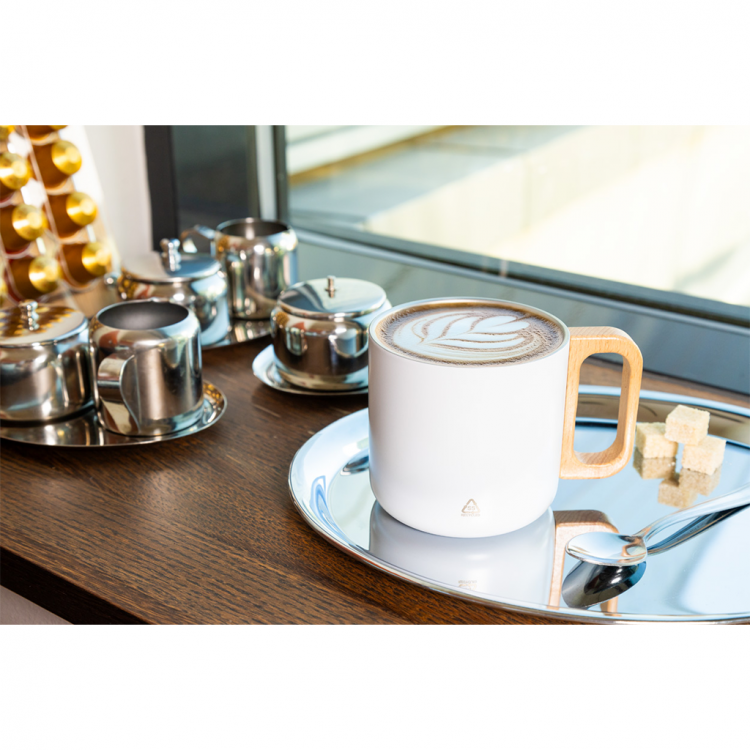 Еко чаша термос 350мл, рециклиран инокс