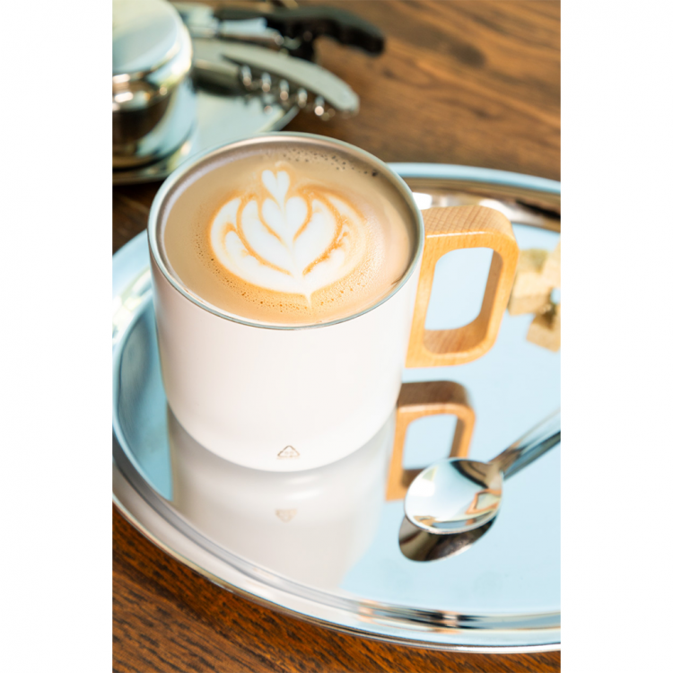 Еко чаша термос 350мл, рециклиран инокс