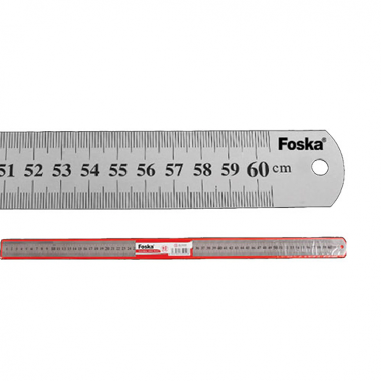 Линијар 60см алуминиумски Foska