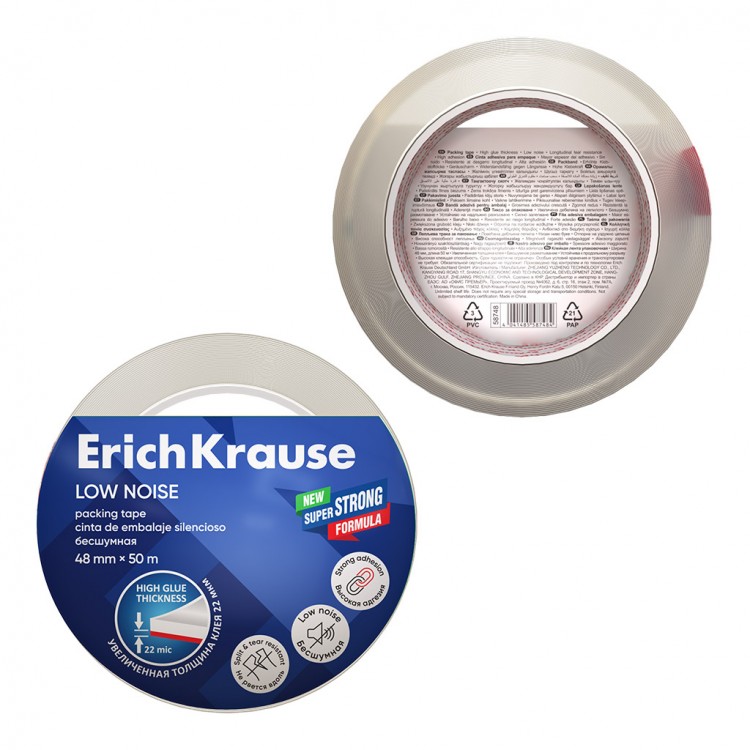 Селотејп 48мм х 50м, тивок Erich Krause