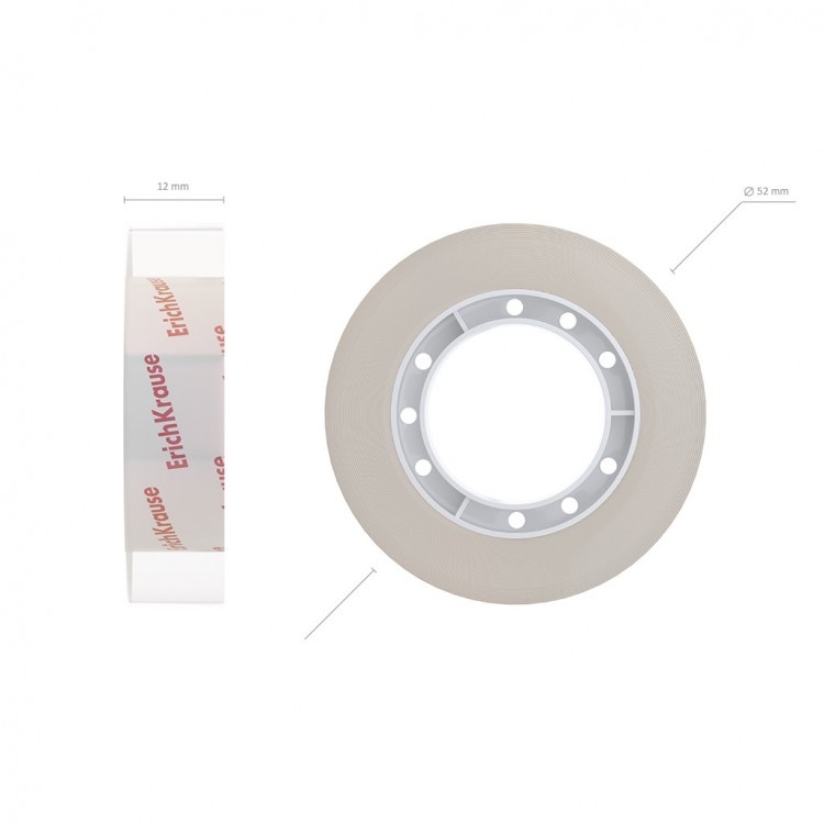 Селотејп 12мм х 33м за рачно кинење Erich Krause