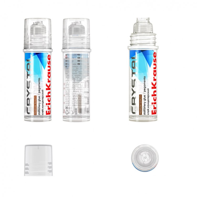 Лепило течно 30мл Кристал Erich Krause