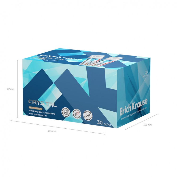 Лепило течно 30мл Кристал Erich Krause