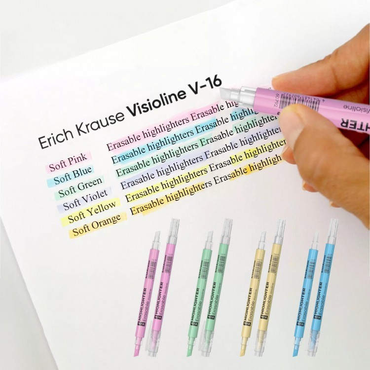 Текст маркер В-16, со бришач Erich Krause