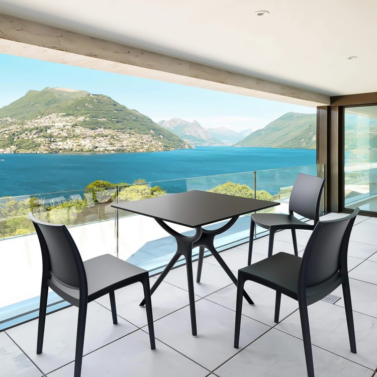 Посетителска столица пластична Milano