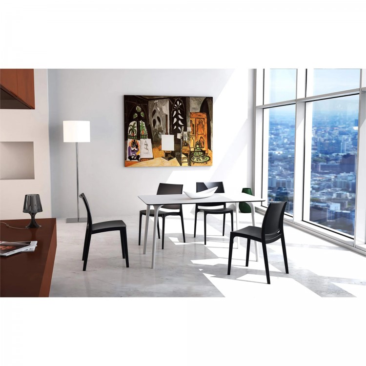 Посетителска столица пластична Milano