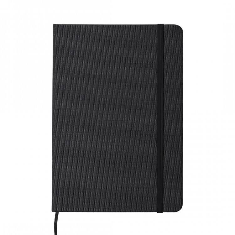 Еко тефтер А5, корица RPET полиестер, 80л линија