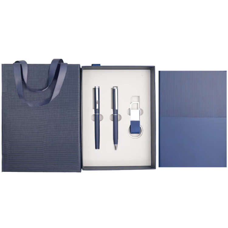 Даровен сет, тефтер, 2 пенкалa, привезок