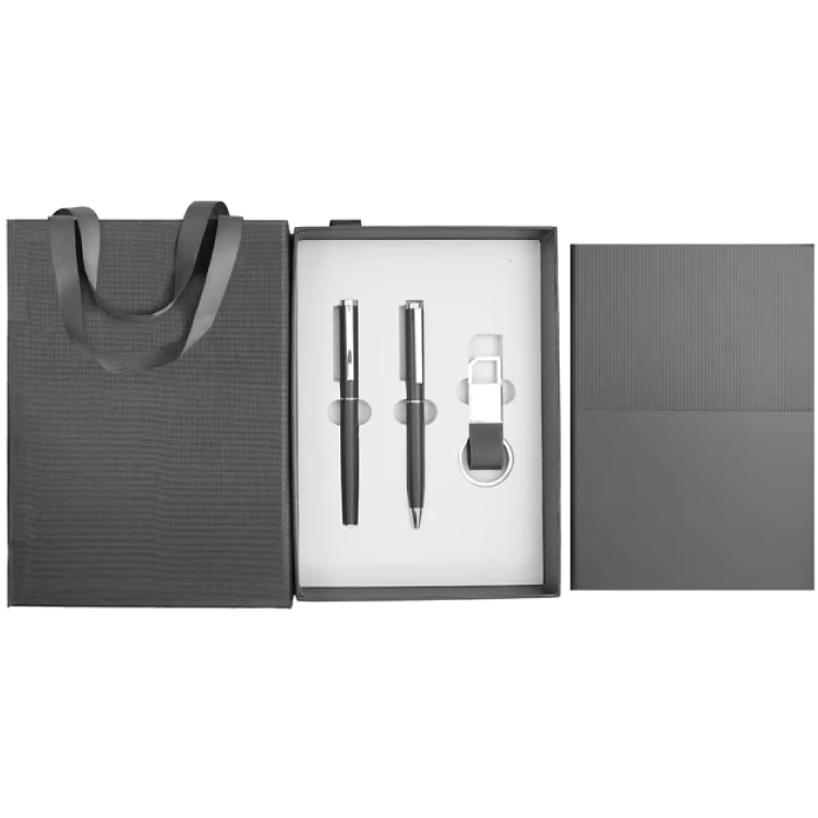 Даровен сет, тефтер, 2 пенкалa, привезок