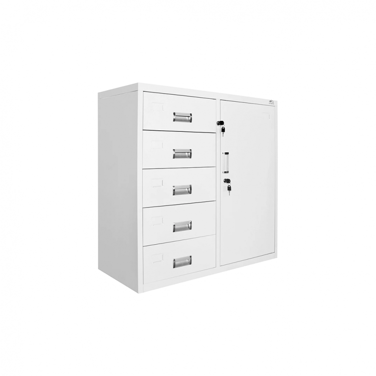 Архивски ормар метален со 5 фиоки 