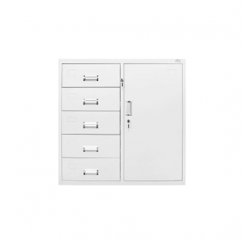 Архивски ормар метален со 5 фиоки 