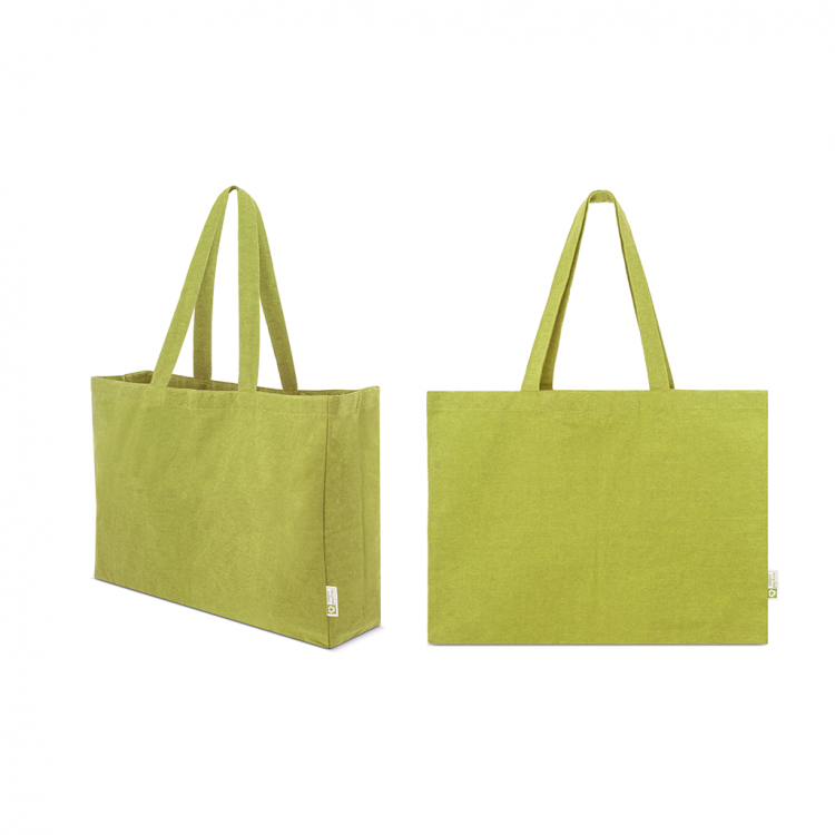 Еко торба со долга рачка 505x360x110 памучна 220гр