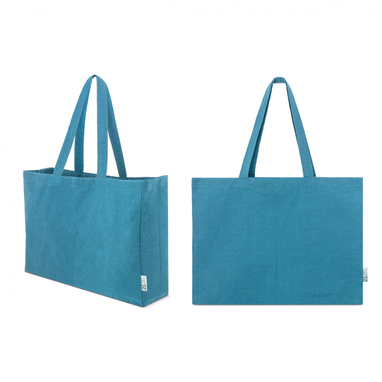 Еко торба со долга рачка 505x360x110 памучна 220гр