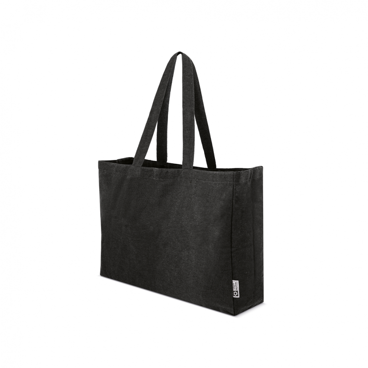 Еко торба со долга рачка 505x360x110 памучна 220гр