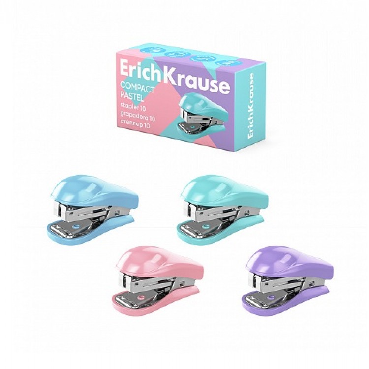 Хефталица мини, 10 Пастел Erich Krause