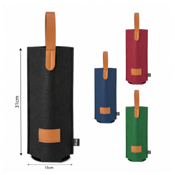 Торба за вино од филц RPET