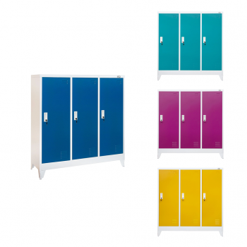Гардеробер троен колор 120/40/120 