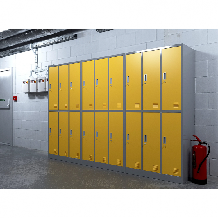 Гардеробер троен колор со 6 врати 90/45/185 