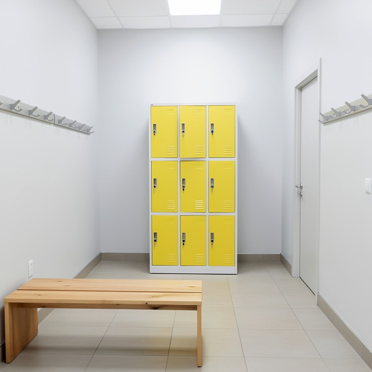 Гардеробер троен колор со 9 врати 90/45/185