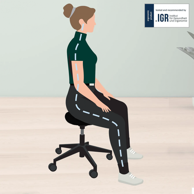 Канцелариска столица Ergo Sitting Leitz