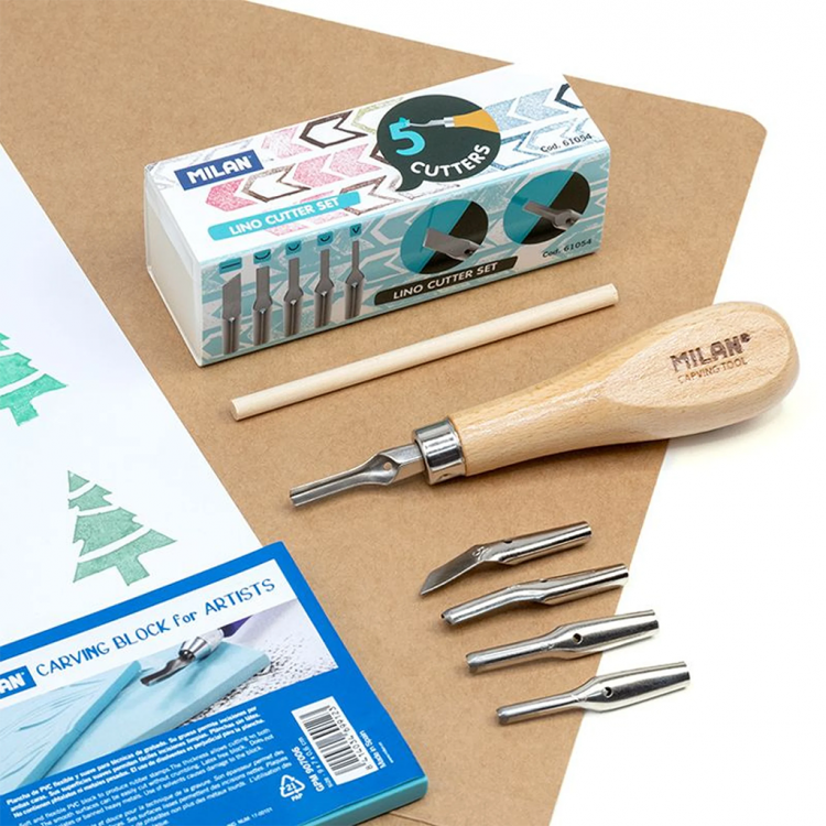 Нож и рачка за линорез Milan