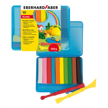 Пластелин 1/10 300г со кутија +алат Eberhard Faber