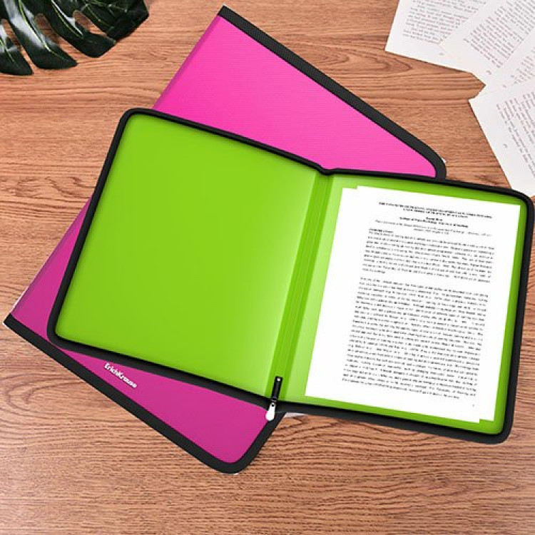 Папка со патент А4 1см Неон Erich Krause